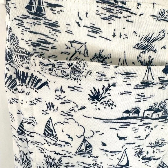 Charter Club‎ Bristol Capri Nautical Coastal 5 pocket Cotton/Spandex Size 8 - Picture 12 of 16